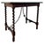 19th Century Spanish Side Table with Cared Turned Legs and Iron Stretcher, 1850 For Sale - Image 10 of 18