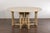 English Pine 19th Century Drop Leaf Table with Oval Top and Carved Apron For Sale - Image 10 of 12