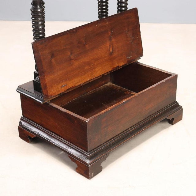 Wood 18th Century Walnut Kneeler For Sale - Image 7 of 10