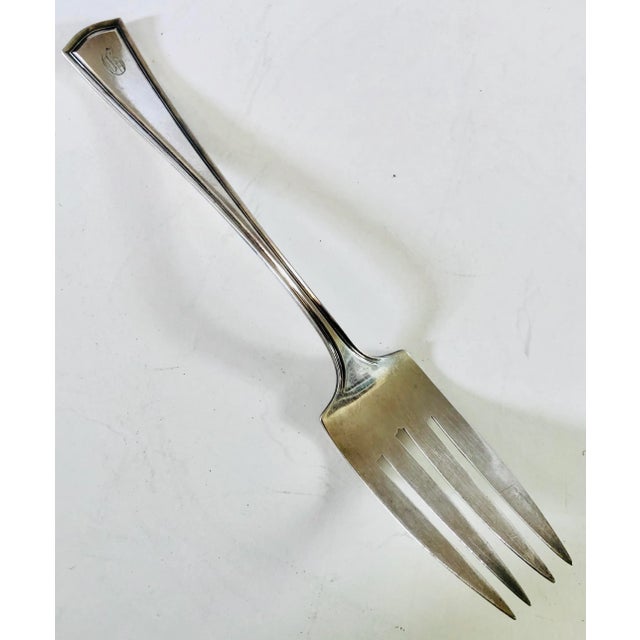 1950s Alvin Silver Serving Pieces - Set of 4 For Sale - Image 4 of 8