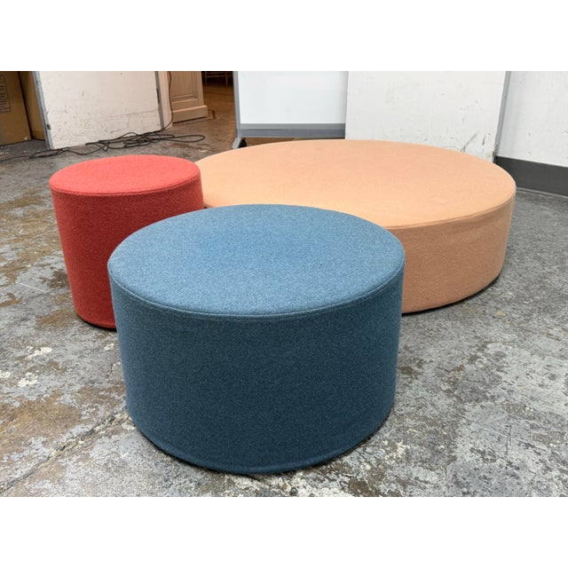 Design Plus Gallery presents a set of three Bumper Ottomans from Blu Dot, including small, large, and XL sizes. Each...