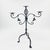 Hand Forged Iron Candelabra 23.5″ (60cm) Antique Copper Finish Extra Wide & Grand Statement Centerpiece For Sale - Image 6 of 7