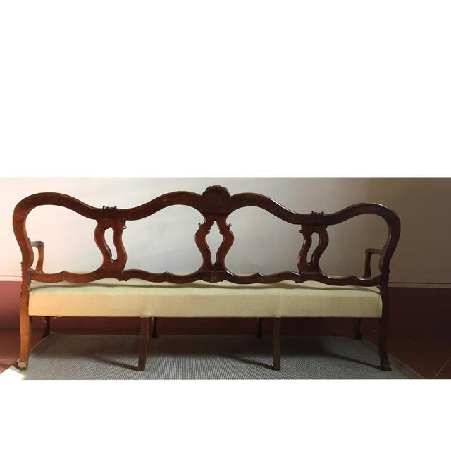 Mid-18th Century Baroque Wooden Sofa, Venice, Italy, 1750s For Sale - Image 13 of 17