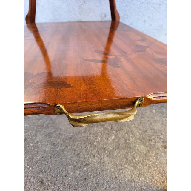 Late 19th Early 20th Century Art Nouveau Tea Table by Louis Majorelle For Sale - Image 5 of 17