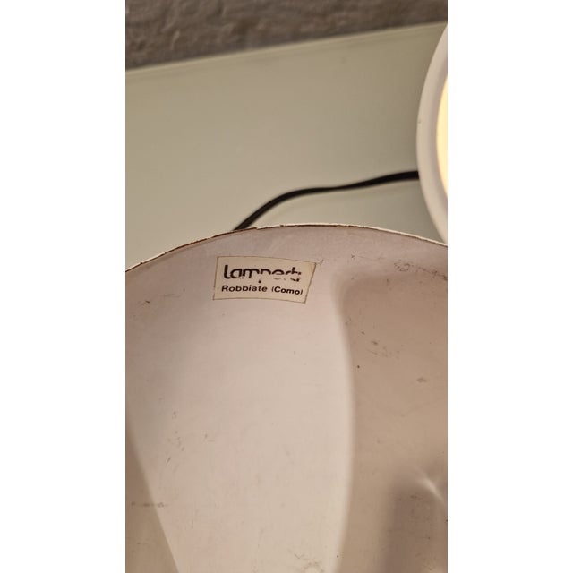 Vintage Palpebra Table Lamp by Ico Parisi for Lamperti, 1960s, in Very Good conditions. Designed 1960 to 1969 This piece...