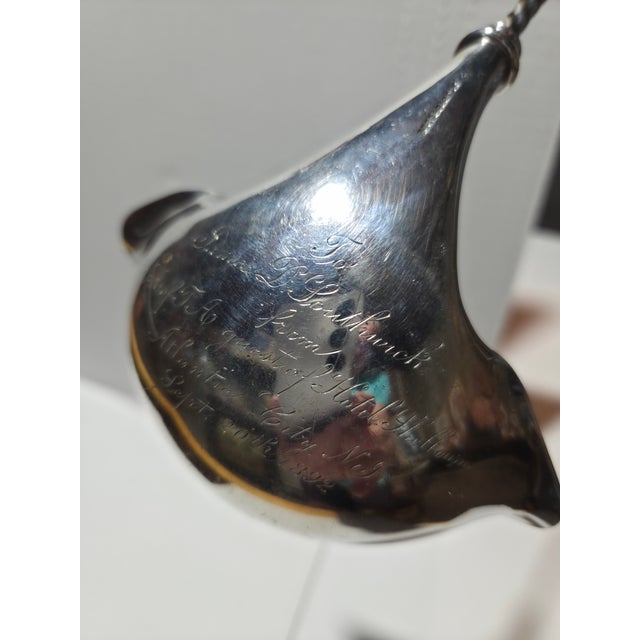 Metal Antique Reed and Barton Silver Highly Coveted Renaissance Pattern Ladle For Sale - Image 7 of 7
