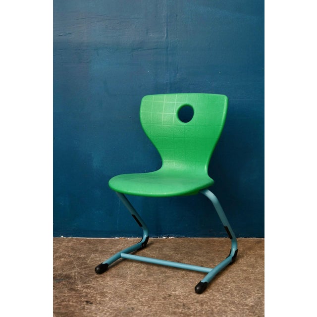 Metal Danish Pantoswing LuPo Children's Chair by Verner Panton, 1990s For Sale - Image 7 of 15