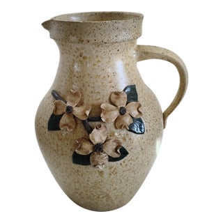 Vintage Todd Hewell Dogflower Pitcher For Sale