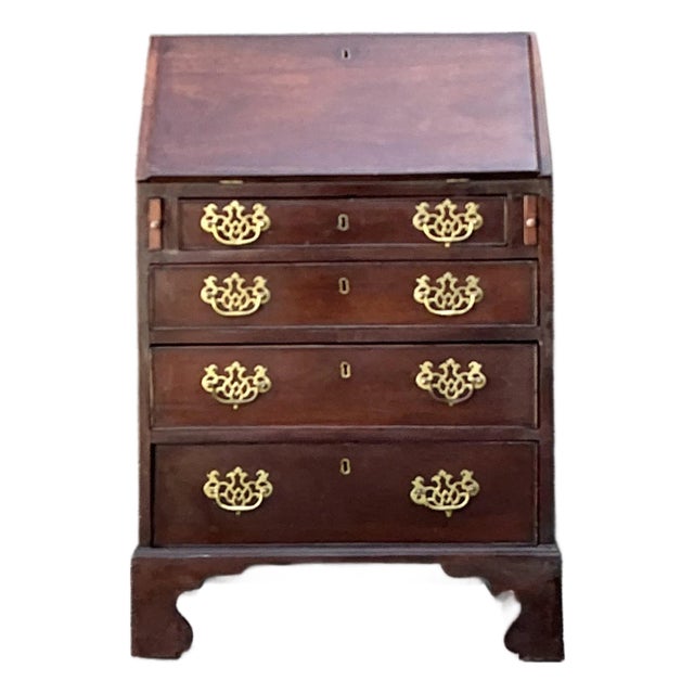 Vintage 19th Century Drop Down Writing Desk For Sale