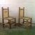 Rustic Vintage Handmade Lodgepole & Rawhide Chairs - Pair For Sale - Image 3 of 6