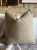 Textile Zak + Fox Linen Pillow With Down Insert in Olive Green For Sale - Image 7 of 7