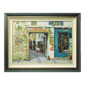 Viktor Shvaiko "La Rapiere" Framed Canvas Hand Signed Fine Art, Make Offer #Ap48