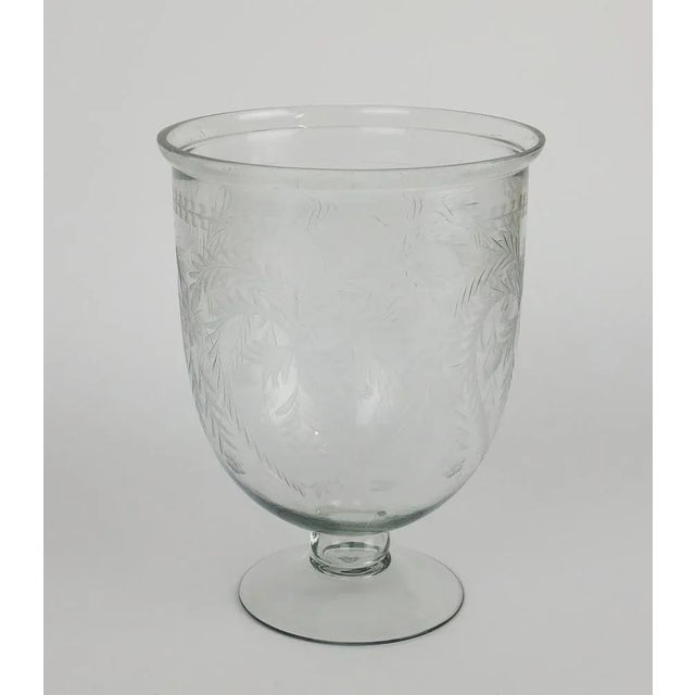 Engraved Glass Photophore Cup For Sale - Image 4 of 10
