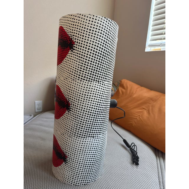 Italian modern floor lamp Sole by Piero Fornasetti for Antonangeli Illuminazione, 1990s Floor lamp model Boca from the...