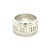 Metal Tiffany & Co Estate Atlas Ring Size 5.25 Silver 11 mm, Size 5.25 For Sale - Image 7 of 7