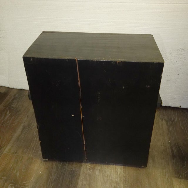 Antique Small Mongolian Chest With Drawers Oriental Asian Style Signed For Sale - Image 4 of 14