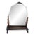 Art Deco Skyscraper Wood Tabletop Vanity Mirror C1930 For Sale