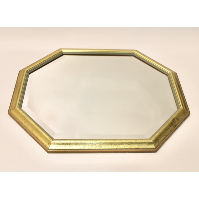 Mid Century Modern Octagon Wall Mirror For Sale - Image 4 of 9