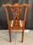 1950s Chippendale Revival Mahogany Hand-Carved Side Chair With Ball-and-Claw Feet For Sale - Image 11 of 12