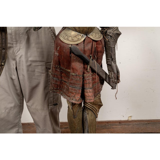 Wood Early 19th Century Italian Knight in Armor Form Marionette For Sale - Image 7 of 15