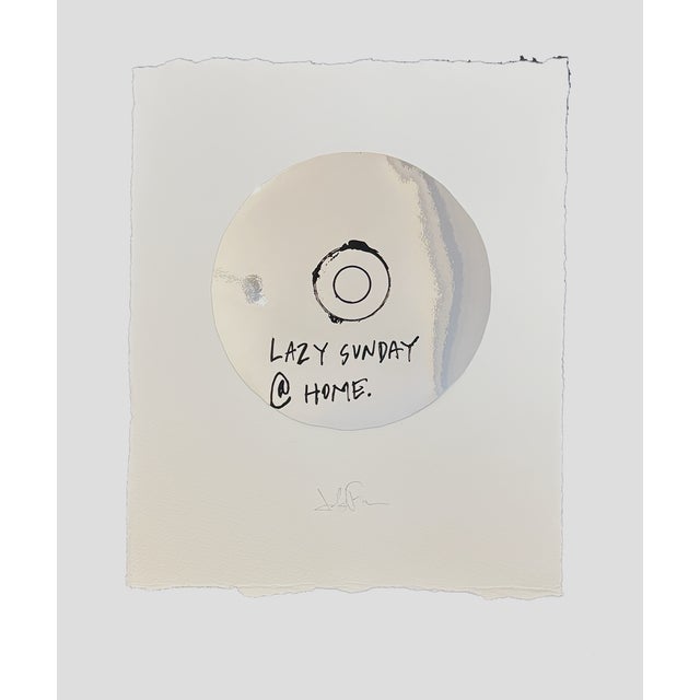 Jake's inspiration for this series comes from Jean-Michel Basquiat's "Now's the Time" 1985. Metallic paper and ink on paper.