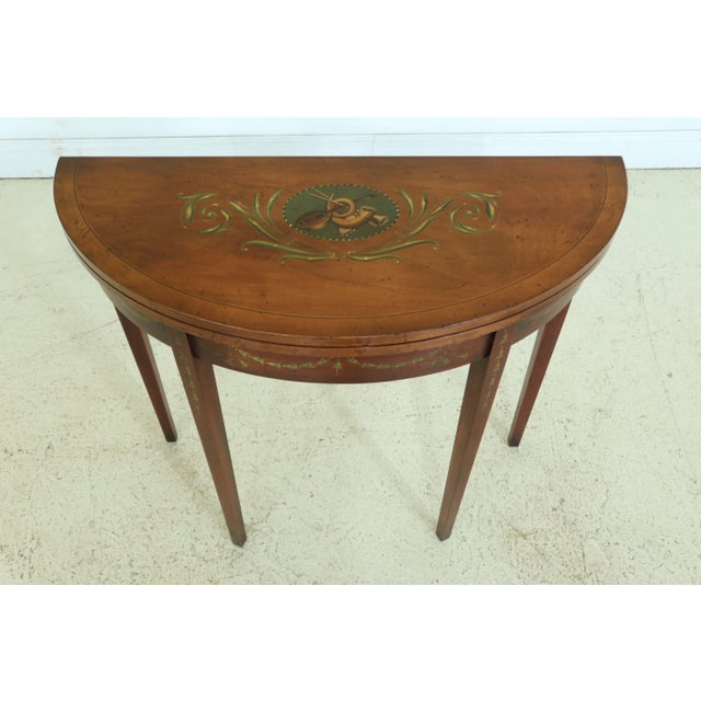 Approx: 40 Years Old High Quality Construction 18 C.Design English Style Felt Lined Interior Surface Stunning Paint...