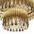 Mid-Century Modern Matheny 5 Chandelier by Delightfull For Sale - Image 3 of 4