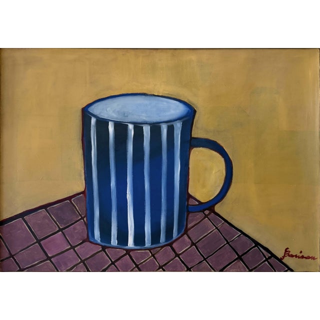 Serena Barison, Blue, 2026, Oil on Canvas For Sale - Image 6 of 6
