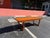 Mid-Century Modern Large Mid Century Modern Danish Teak Coffee Table Bench With Pull Out Tray For Sale - Image 3 of 12