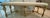 Traditional Vintage Ivory Bench For Sale - Image 3 of 6
