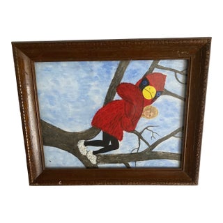 1982 Framed Painting on a Duro Canvas Panel by Artist Layne Rome. For Sale