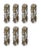 Mid-Century Modern Austrian Citrus Wall Sconces in Murano Glass from Kalmar, 1970s, Set of 7 For Sale - Image 18 of 18