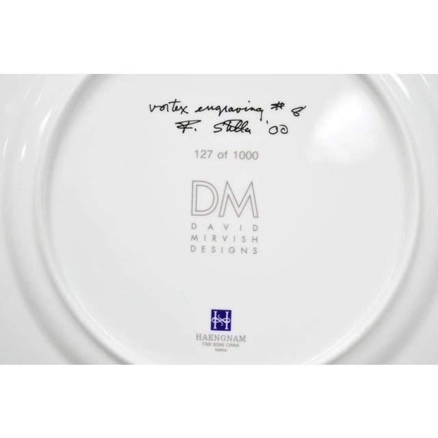 Frank Stella David Mirvish Designs Vortex Engravings 5-8 Indigo Plate - Set of 4 For Sale - Image 9 of 13