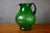 Large Jug in Spiral Green Glass For Sale - Image 4 of 9
