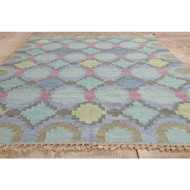 Judith Johansson Swedish Rollakan Rug, 06'03 X 08'03 For Sale - Image 11 of 13
