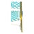 Metal Vintage Tropitone Turquoise and White Woven Strap Patio Chairs and Ottomans — Set of 4 For Sale - Image 7 of 12