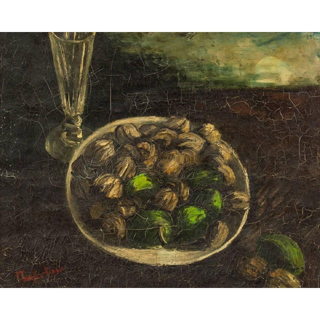 signed Hartigan. 13 X 16.25 (without frame) Probably from the 40s or 50s. wonderful strong Modernist piece.