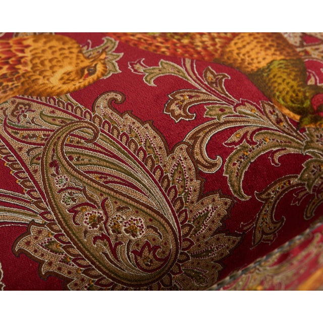 Ralph Lauren 'Florence' Storage Ottoman in Buckthorn Paisley Fabric For Sale - Image 15 of 18