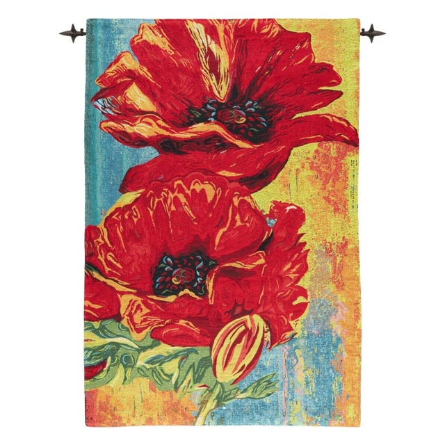 This beautiful tapestry is woven on a jacquard loom by skilled weavers, keeping alive the centuries old tradition of...