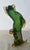 Unique early 20th century hand blown glass decanter depicting a dog. The original cork remains, but the alcohol is no...
