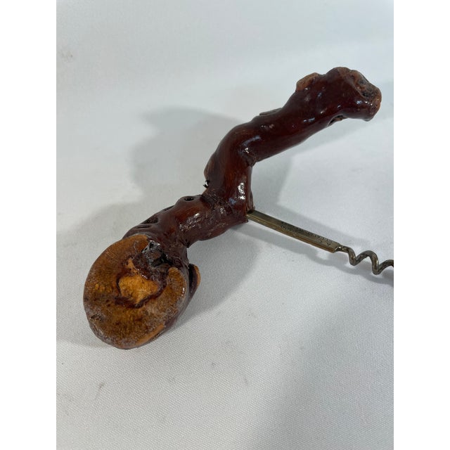 Vintage Mid 20th Century French Natural Grapevine Corkscrew For Sale - Image 6 of 15