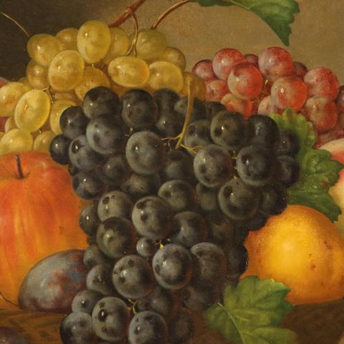 European Artist, Still Life and Insects, 19th Century, Oil on Canvas, Framed For Sale - Image 6 of 13