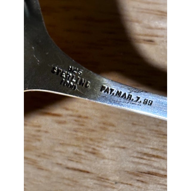 Fessenden 1899 Newport Sterling Silver Serving Spoon For Sale In Boston - Image 6 of 9