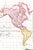 1816 Pierre Lapie Map "MappeMonde Physique Sur La Projection De Mercator" For Sale - Image 4 of 5