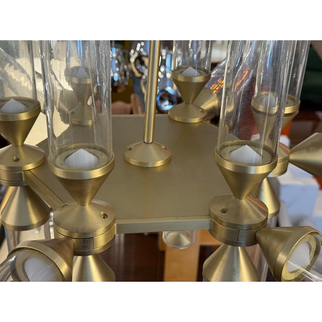 2010s Jason Miller for Roll & Hill Castle Chandelier For Sale - Image 5 of 12