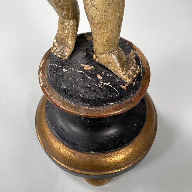 Antique Italian Wooden Cherub Sculptures, 1890s, Set of 2 For Sale - Image 18 of 18