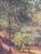 Textile Vintage Original Oil Painting Forest Landscape For Sale - Image 7 of 14