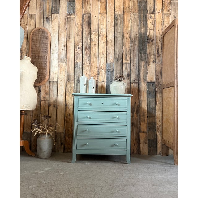 Art Deco Style Green Chest of Drawers, 1950s For Sale - Image 15 of 15