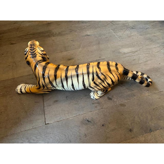 Italian Polychrome Tiger, 1970 For Sale - Image 6 of 11