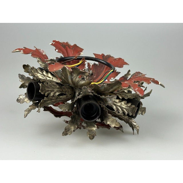 Florentine Wall or Ceiling Lamp in Metal from Banci Firenze, 1960s-1970s For Sale - Image 18 of 18